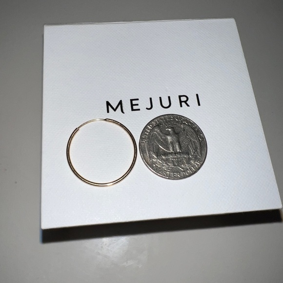 Mejuri Jewelry Single Large Hoop Mejuri Gold 4k Poshmark